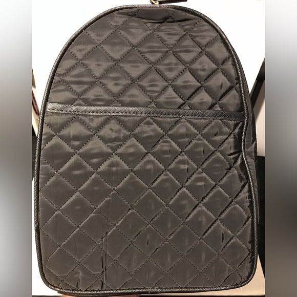 Vintage Womens DSW QUILTED WEEKENDER Duffle Bag Black Limited Tote Kors Coach Lv - Picture 8 of 16